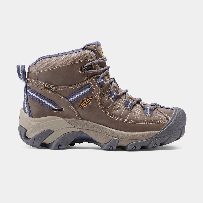 Keen Targhee II Waterproof Mid - Kadın Trekking Bot - Kahverengi/Mor - Türkiye (570814UJQ)